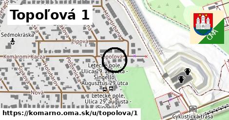 Topoľová 1, Komárno