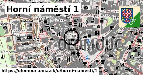 Horní náměstí 1, Olomouc