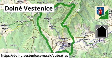 ikona Mapa autoatlas v dolne-vestenice