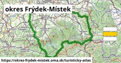 ikona Turistická mapa turisticky-atlas v okres-frydek-mistek