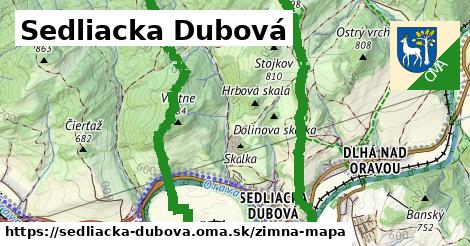 ikona Zimná mapa zimna-mapa v sedliacka-dubova