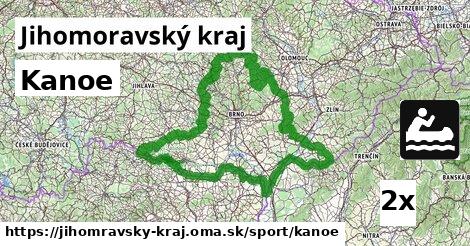Kanoe, Jihomoravský kraj