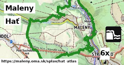 hať v Maleny