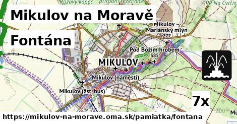fontána v Mikulov na Moravě
