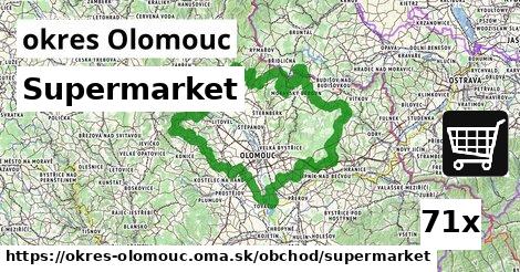 Supermarket, okres Olomouc