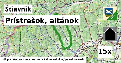 Prístrešok, altánok, Štiavnik
