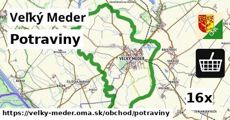 potraviny v Veľký Meder
